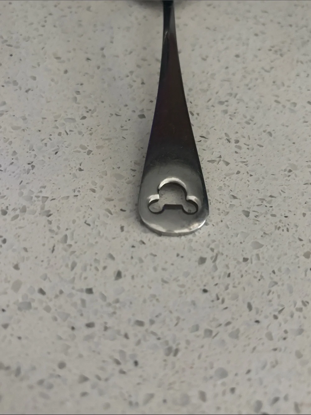 Vintage Disney Mickey Mouse Stainless Steel Serving Spoon
